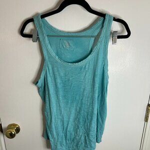 LOFT Vintage Soft Turquoise Tank Top Size M